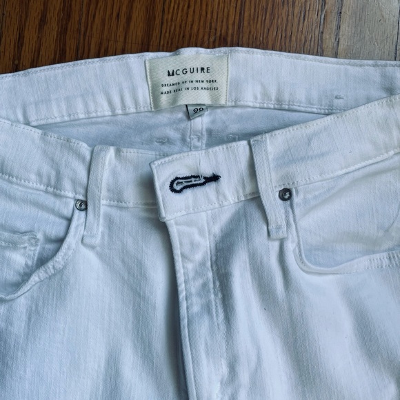 MCGUIRE Ambrosio Majorette Kick Flare Cropped Jean - Picture 7 of 8